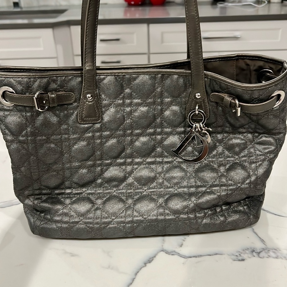 Authentic Christian Dior cannage tote bag